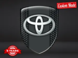 Toyota Autocollant Bombé Finition Élégante Étiquettes Pro